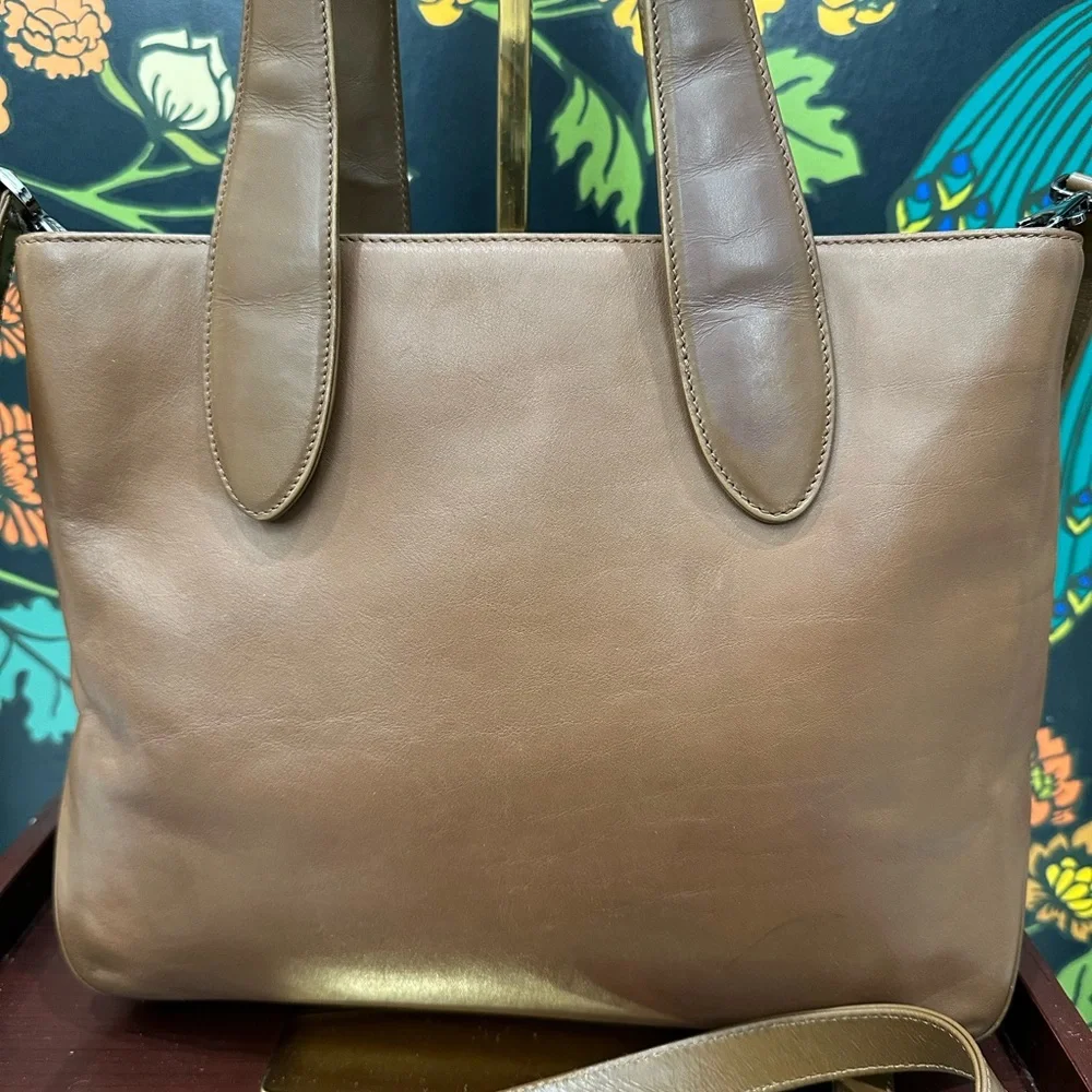 Bally Brown Leather Tote Bag - Picture 7 of 11